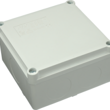 SEZ kötődoboz S-BOX 116 sima falú 100x100x50, IP66, falon kívüli